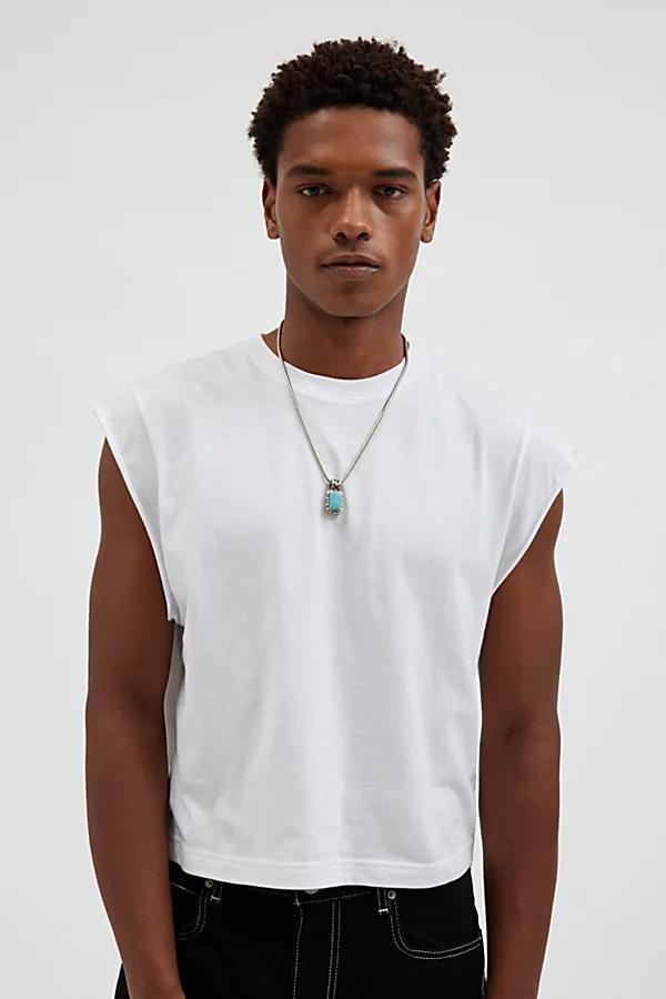 BDG Grayson Solid Cutoff Muscle Tee Mens at Urban Outfitters Product Image