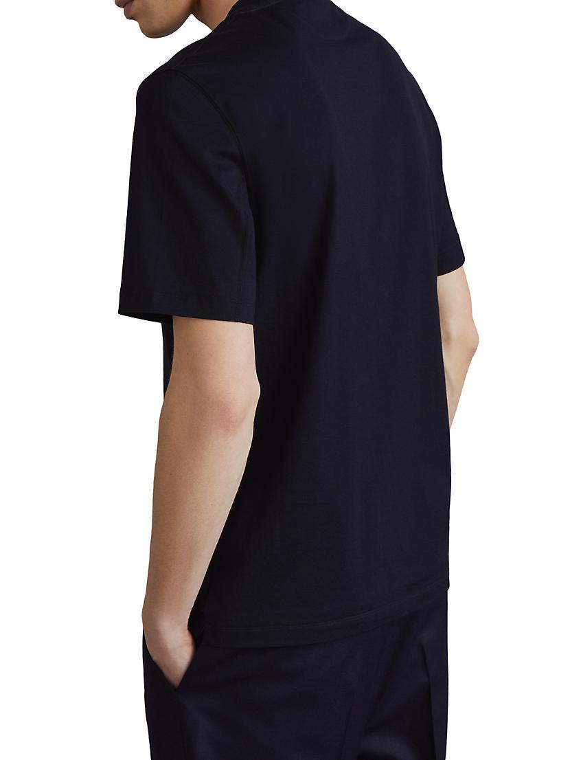 Cotton Jersey Crew Neck T Shirt Product Image