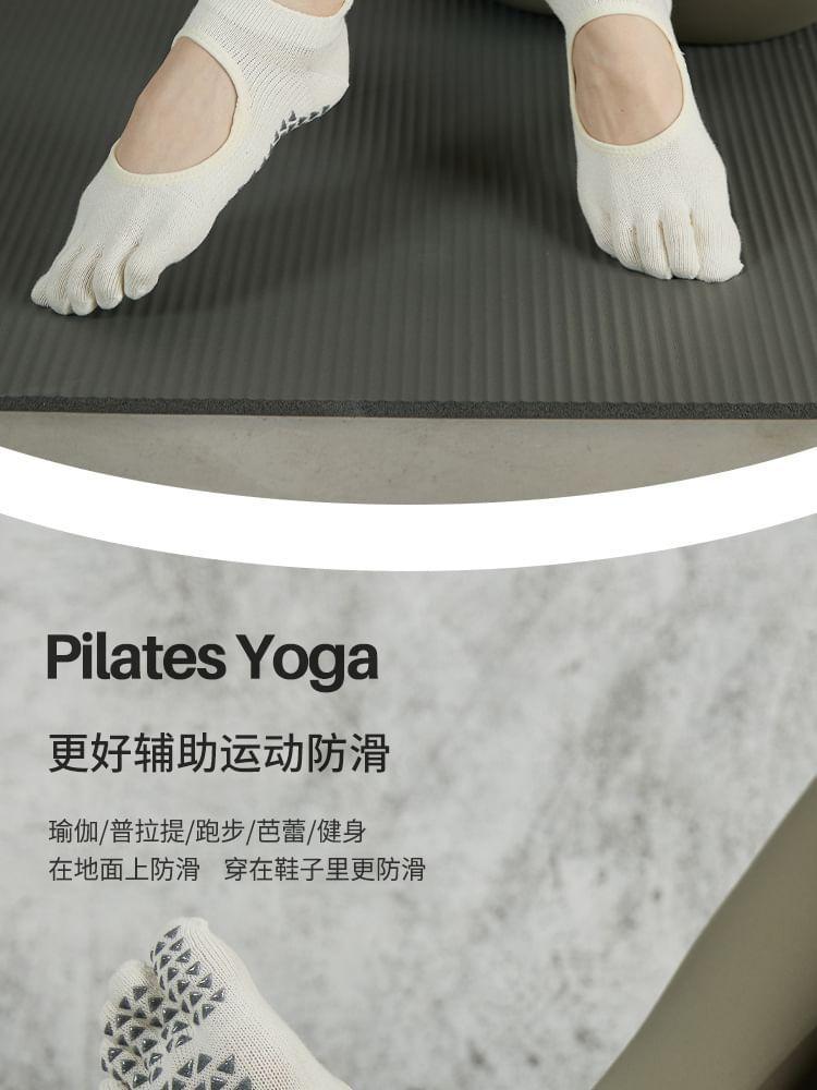 Five Toe Grip Yoga Socks Product Image