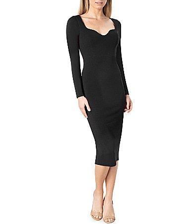 Womens Sonia Fitted Midi-Dress Product Image