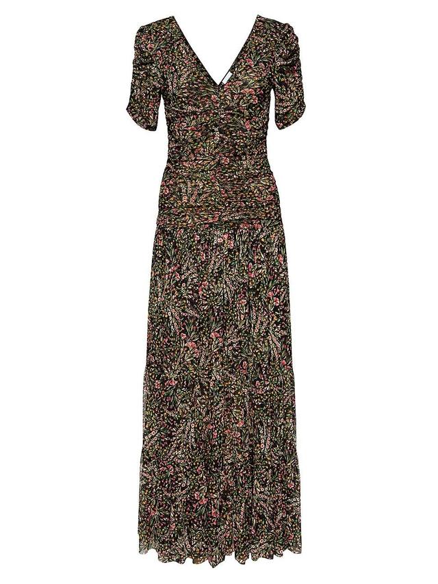 Womens Rebecca Floral-Printed Maxi Dress Product Image