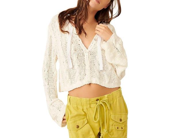 Free People Robyn Cotton Blend Crop Cardigan Product Image