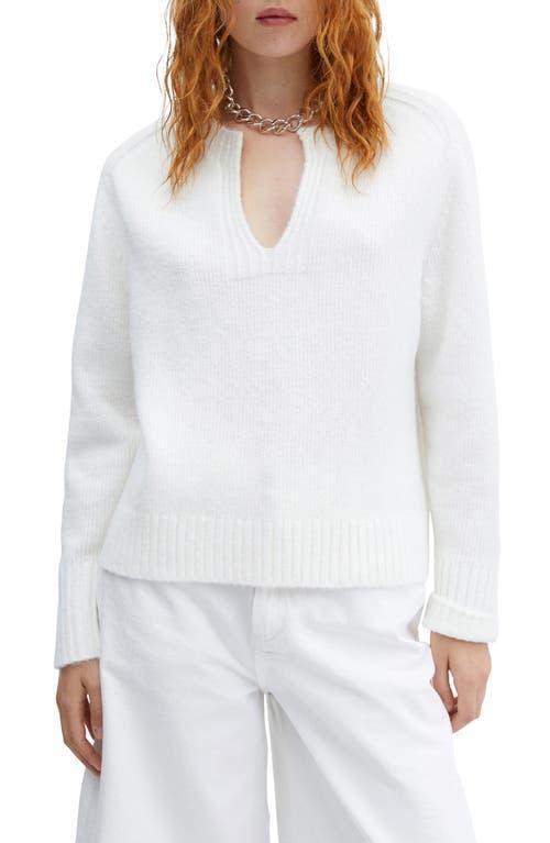 MANGO Notch Neck Sweater product image