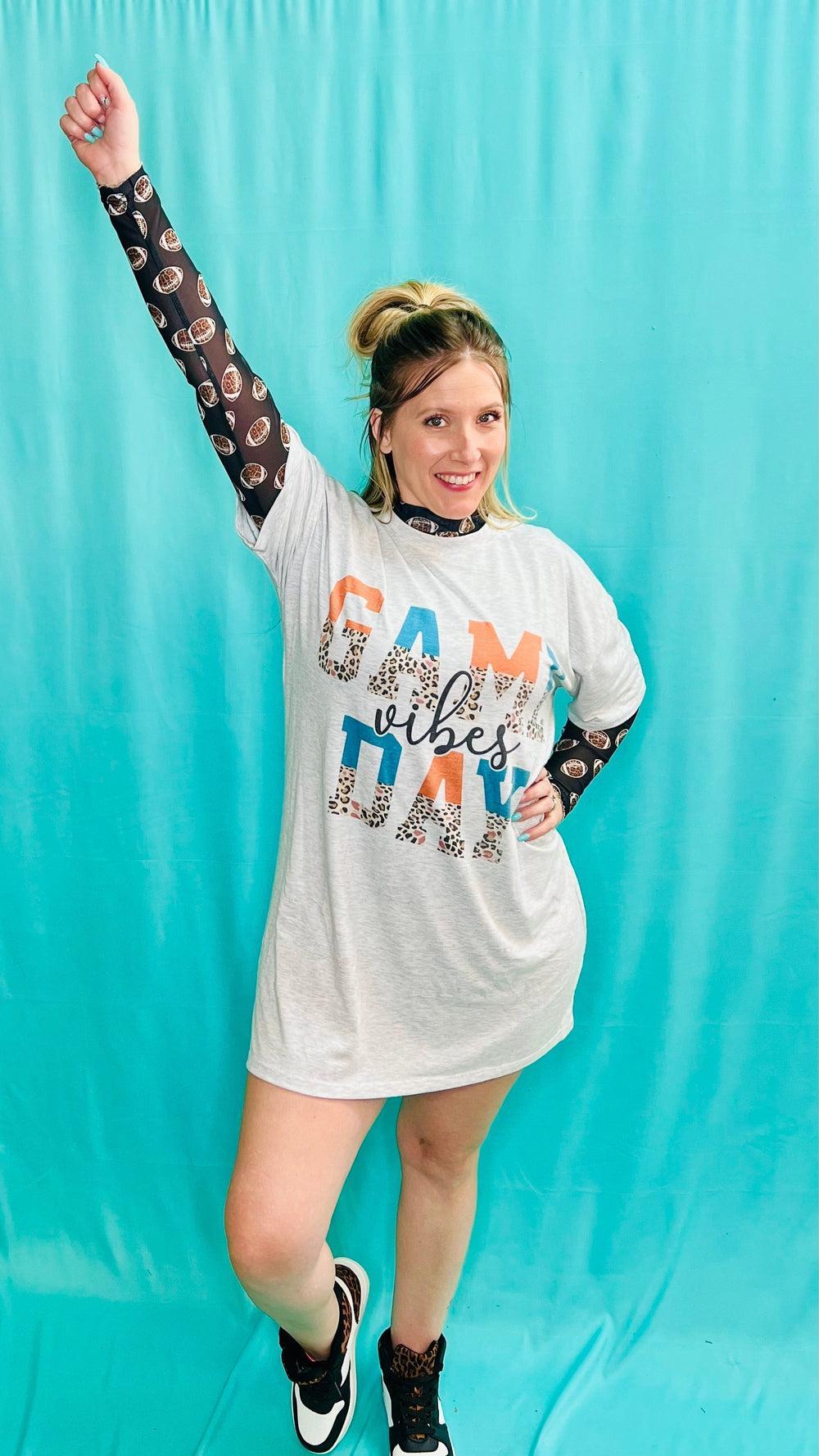 Game Day Vibes T-Shirt Dress* Product Image