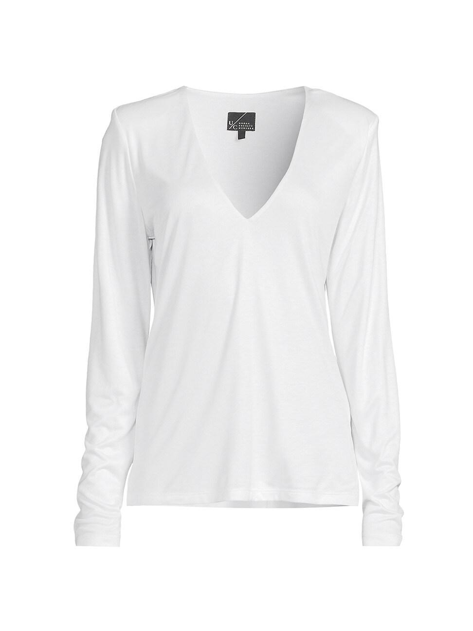 Womens Ultimate V-Neck Long-Sleeve T-Shirt Product Image