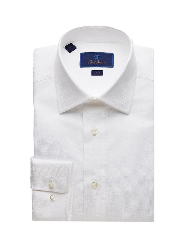 David Donahue Royal Oxford Trim Fit Dress Shirt Product Image