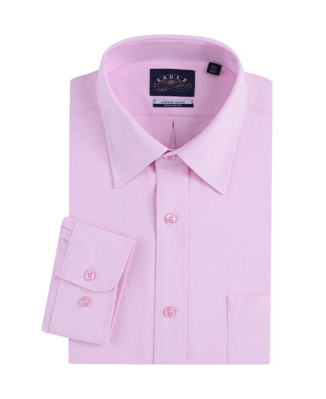 Eagle Mens Stretch Neck Pinpoint Oxford Shirt Product Image