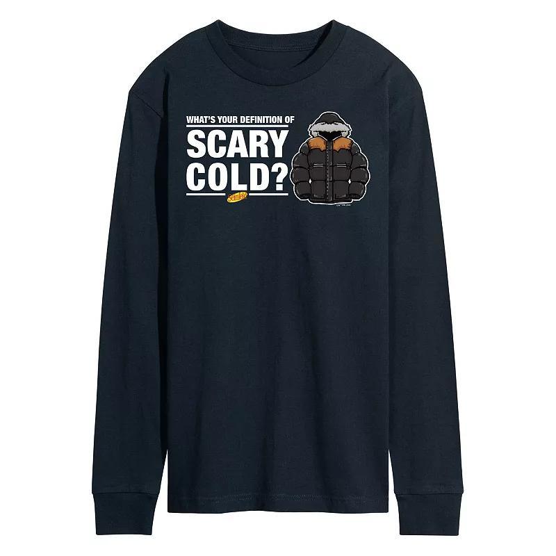 Mens Seinfeld Scary Cold Long Sleeve Graphic Tee Product Image