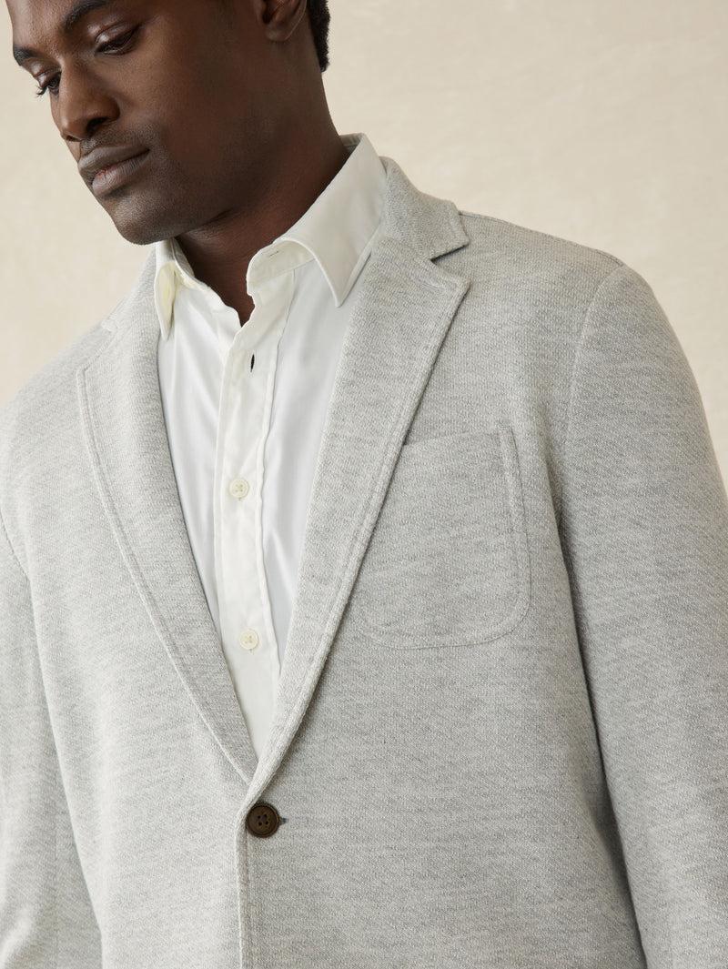 Inlet Knit Blazer - Heather Grey Product Image