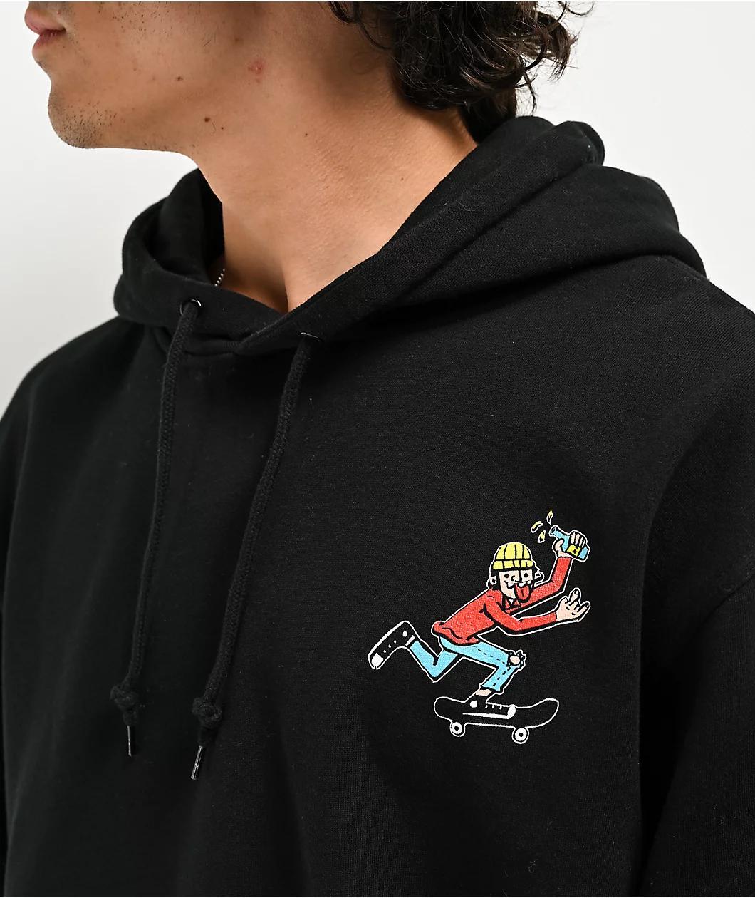 Empyre Push Skate Black Hoodie Product Image