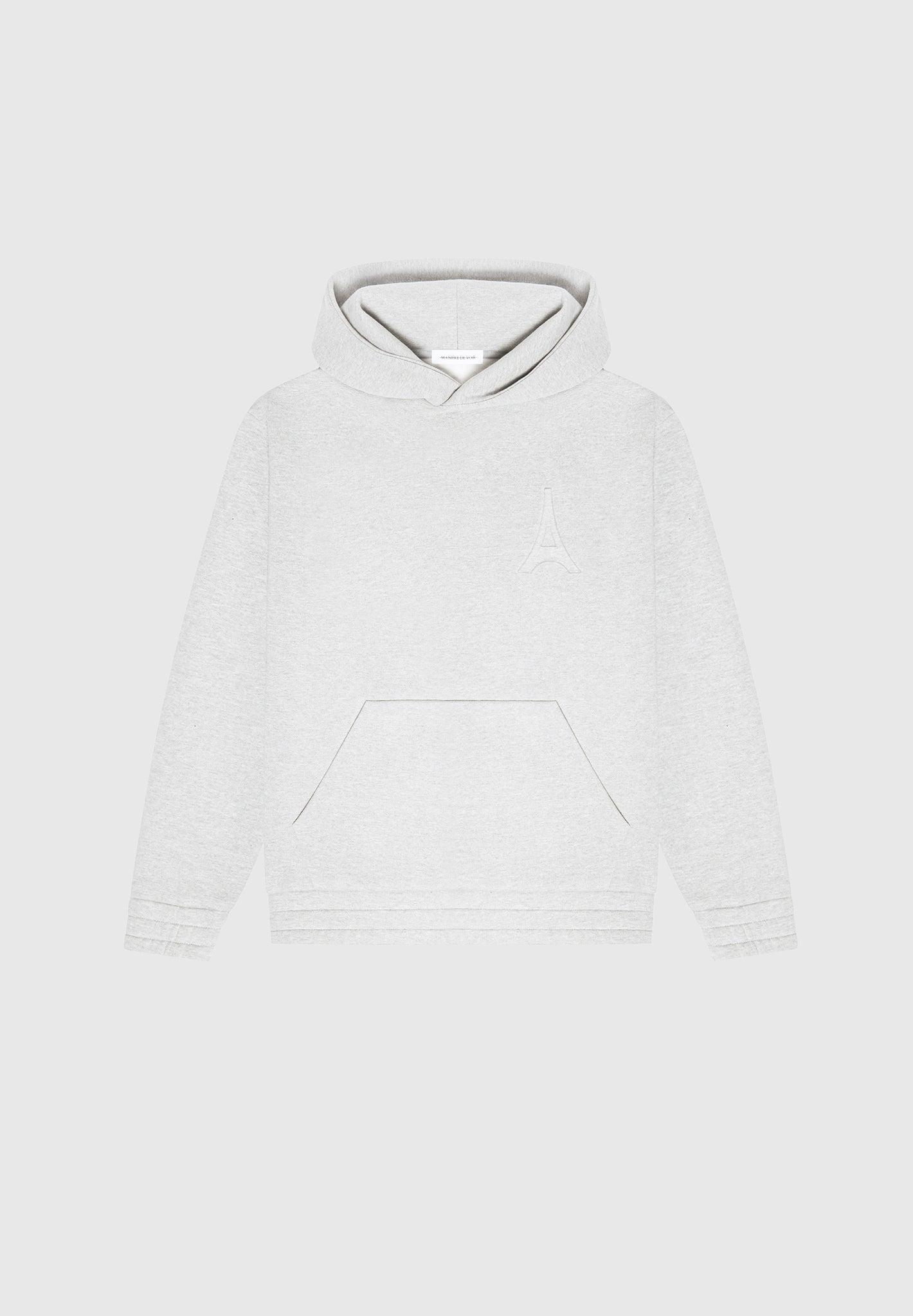 Éternel Eiffel Embossed Hoodie - Grey Male Product Image