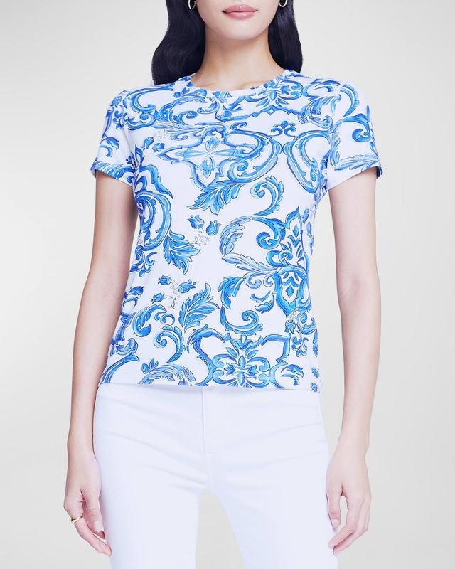 Womens Ressi Tile Print T-Shirt Product Image