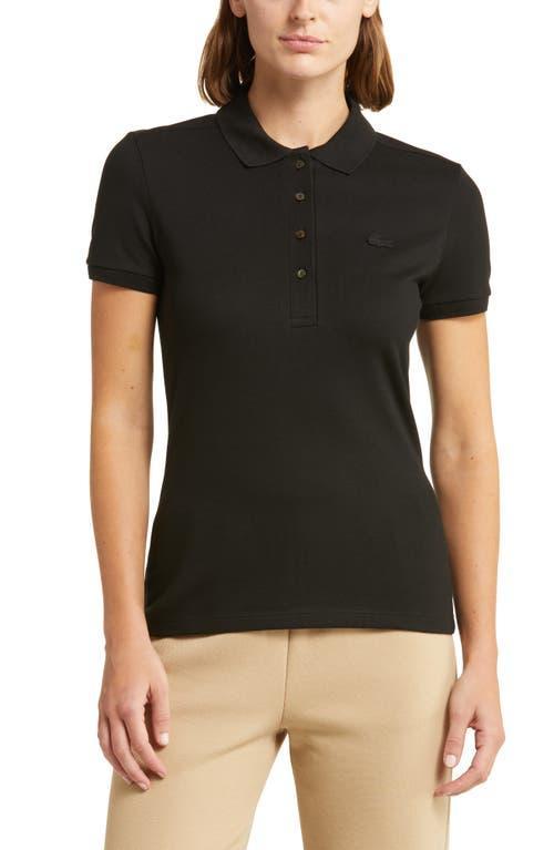 Womens Embroidered Logo Pique Polo Product Image