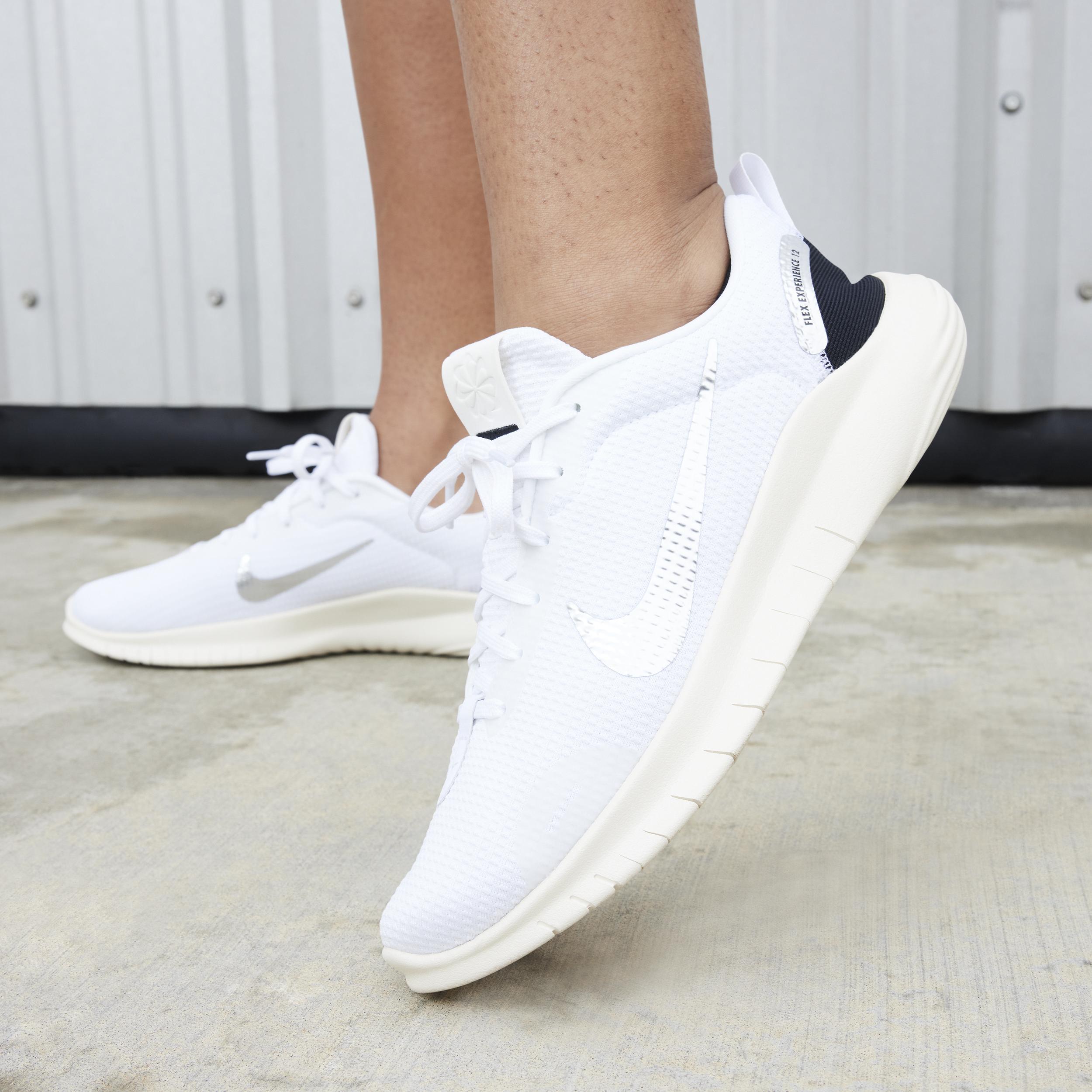 Nike Womens Flex Experience Run 12 Road Running Sneakers from Finish Line - White Product Image