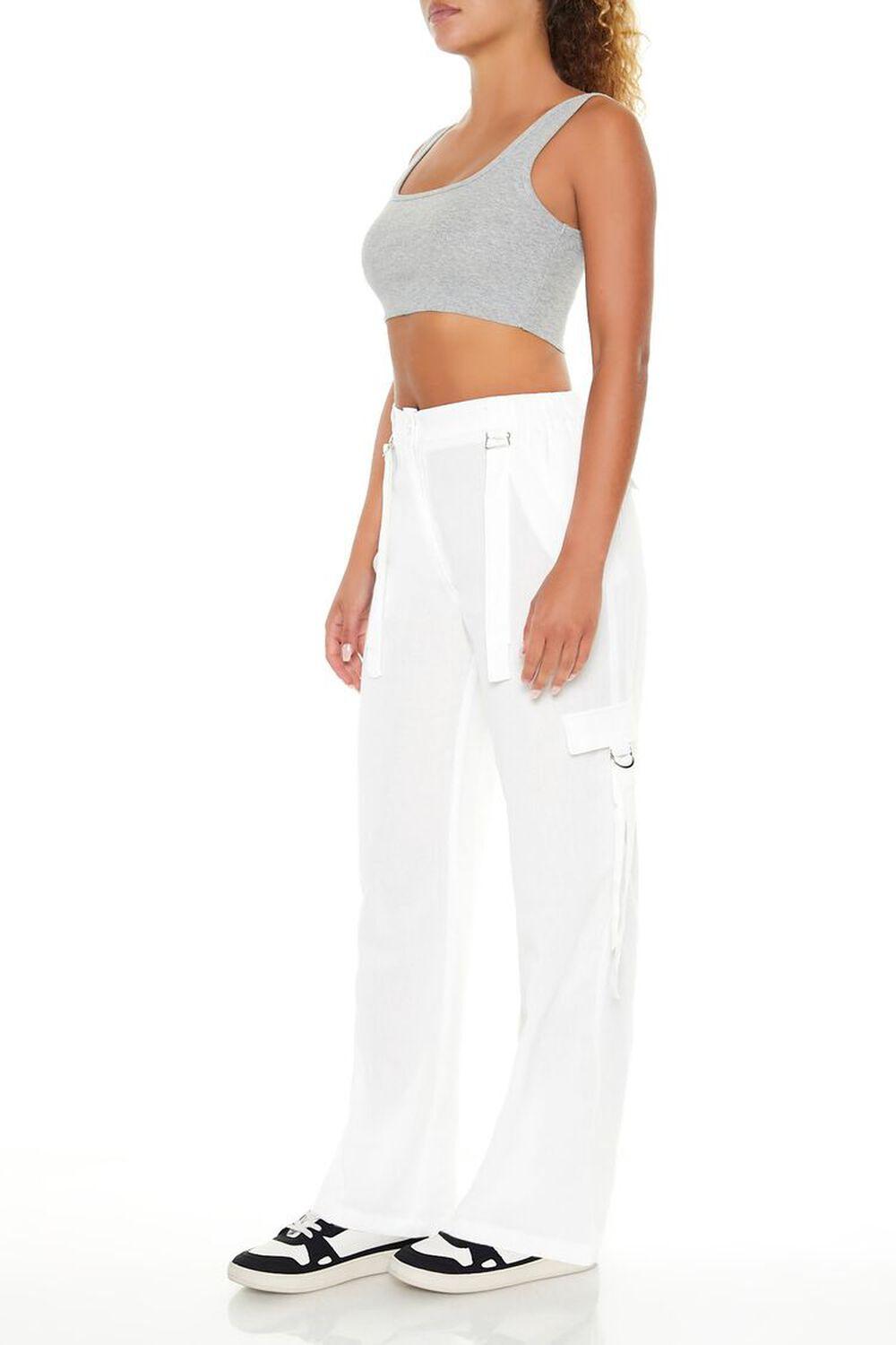 Wide-Leg Utility Cargo Pants | Forever 21 Product Image