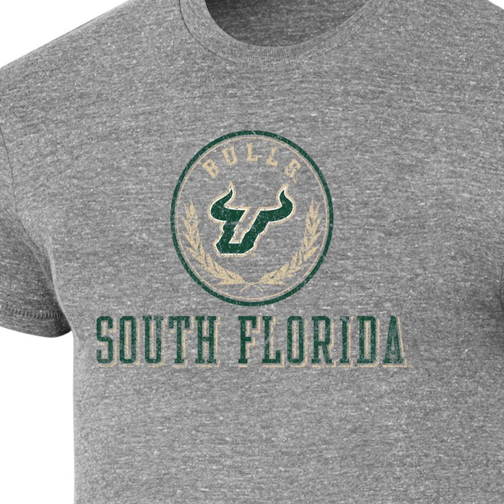 NCAA South Florida Bulls Men's Gray Tri-Blend T-Shirt - M Product Image