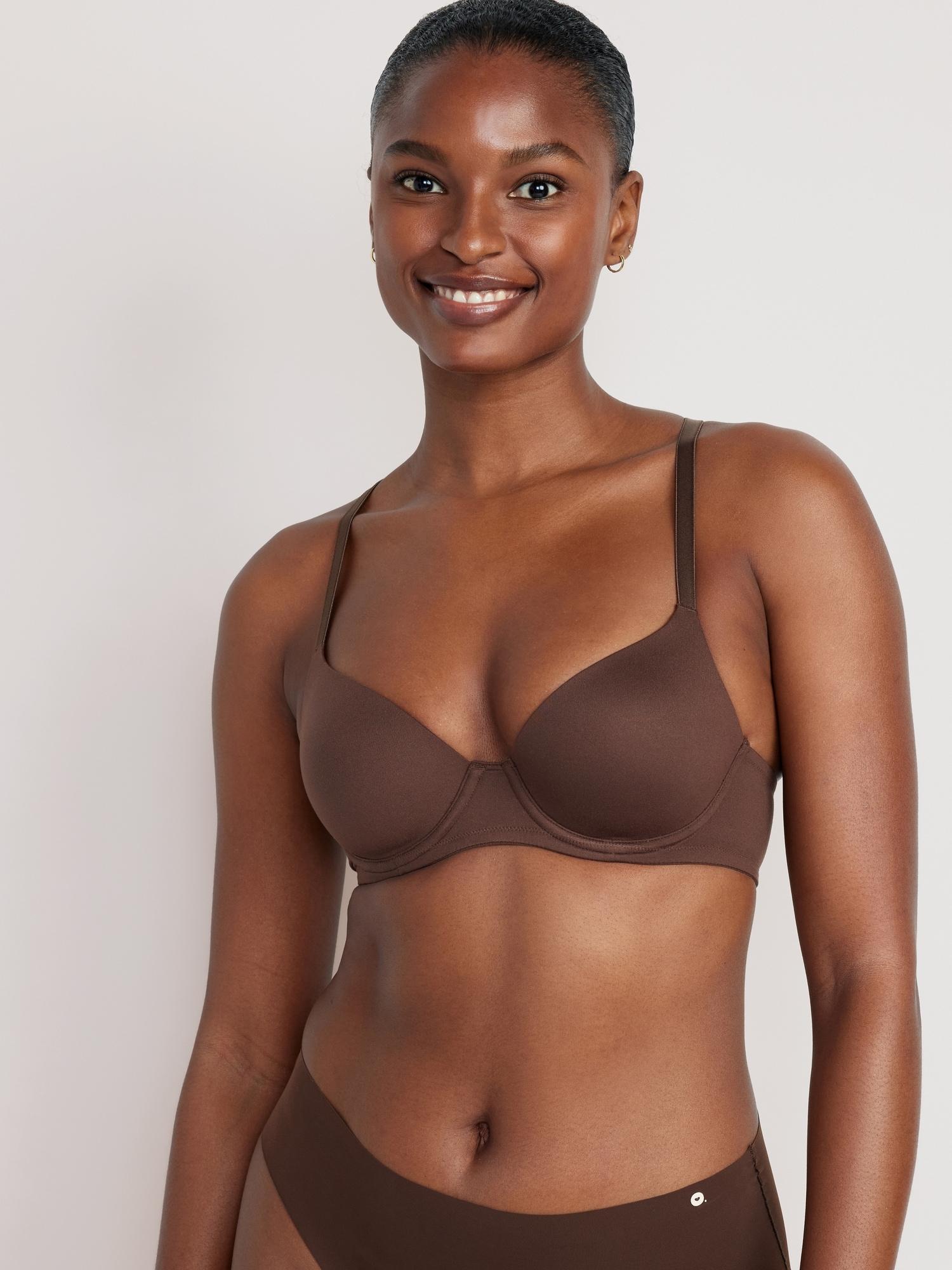 Full-Coverage Underwire Demi Bra for Women Product Image