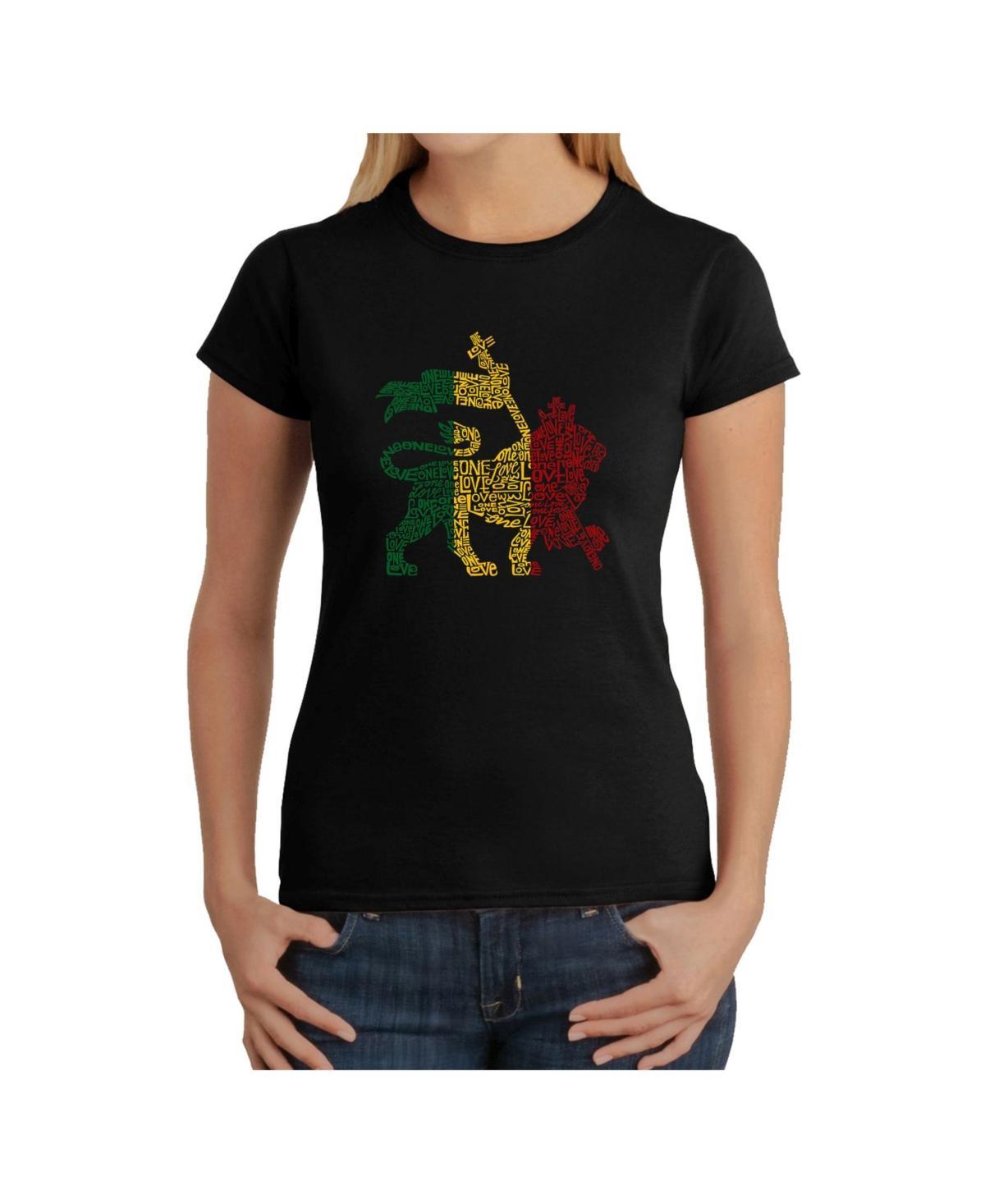 Womens Word Art T-Shirt, One Love Product Image