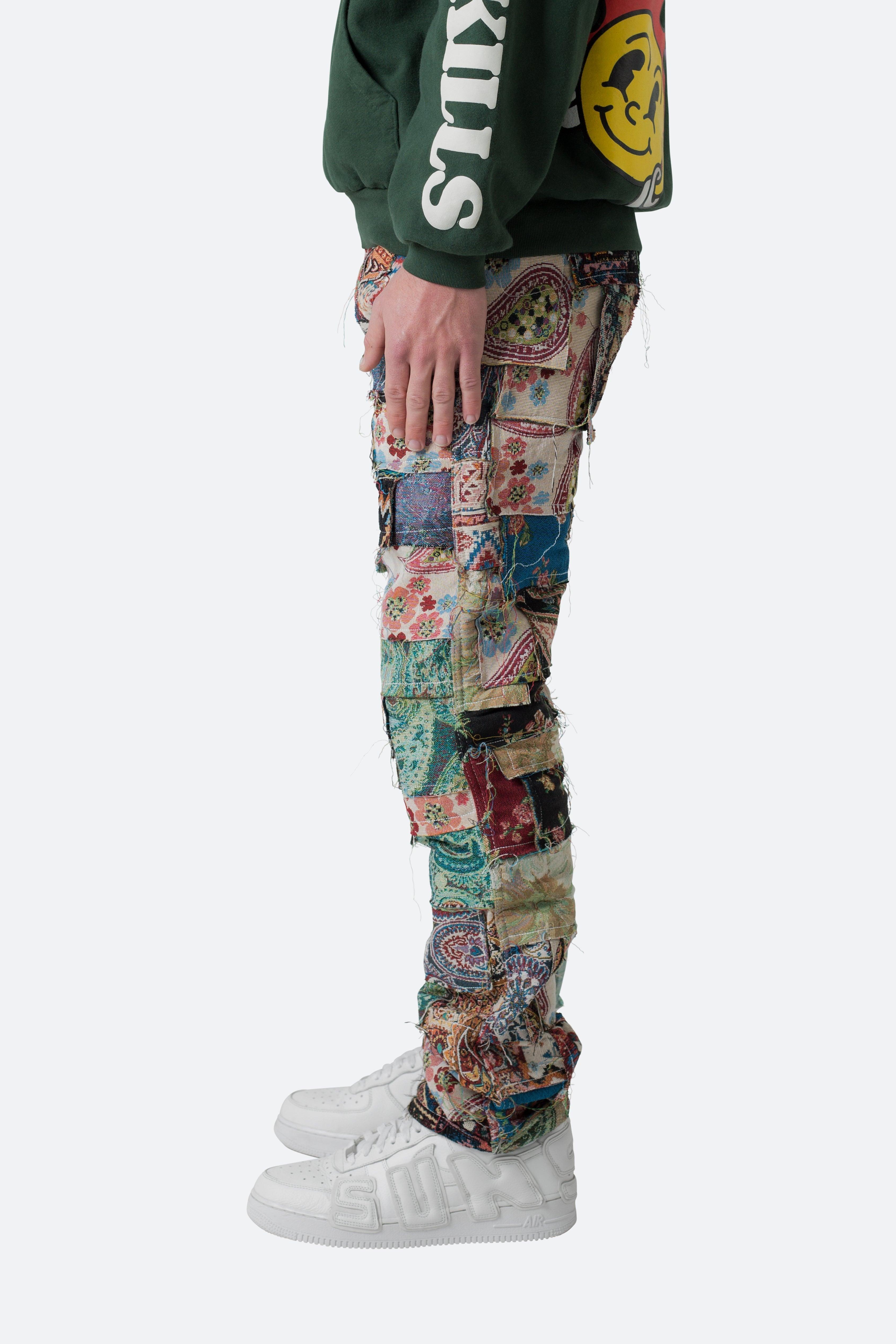 Paneled Blanket Pants - Multi Product Image