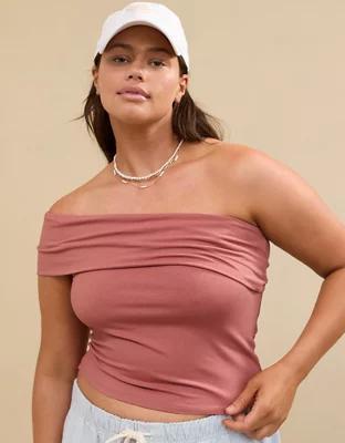 Aerie Chill Up Off The Shoulder Top Product Image