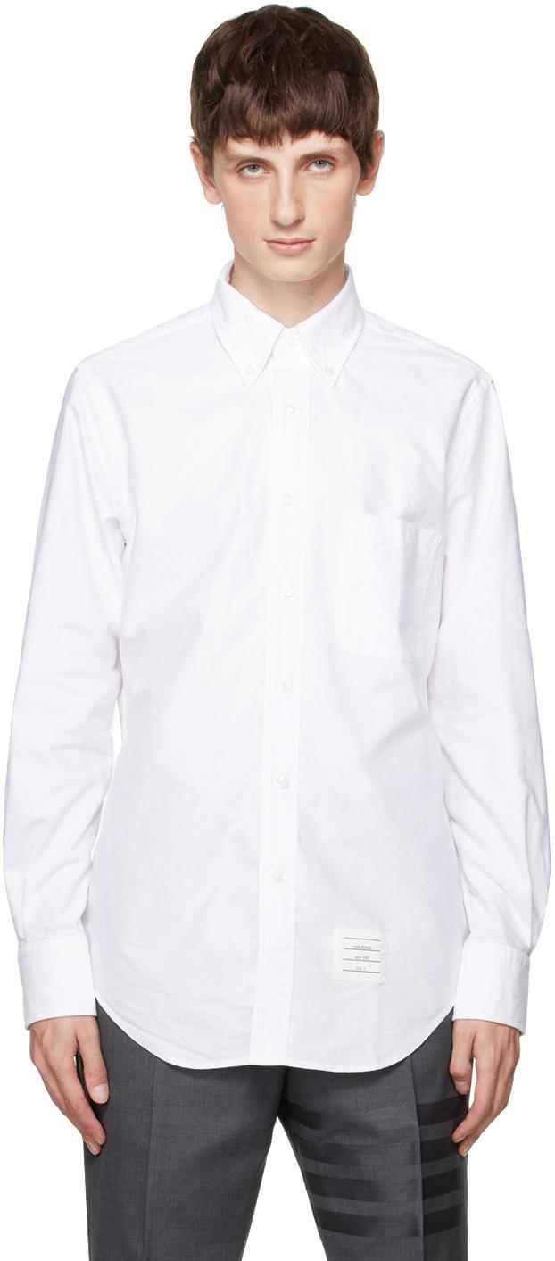 White Pocket Shirt In Bianco Product Image