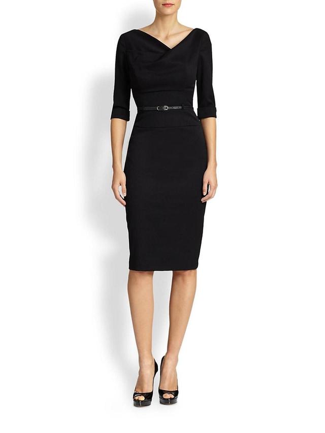 Womens Jackie O Three-Quarter Sleeve Dress Product Image