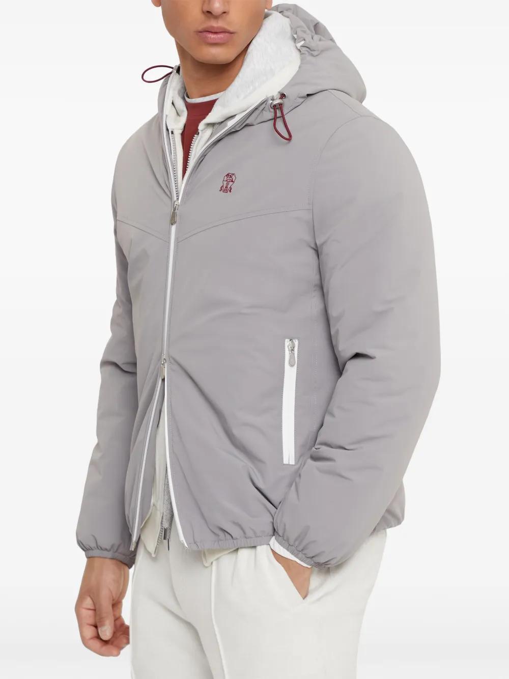 water-resistant hooded jacket Product Image