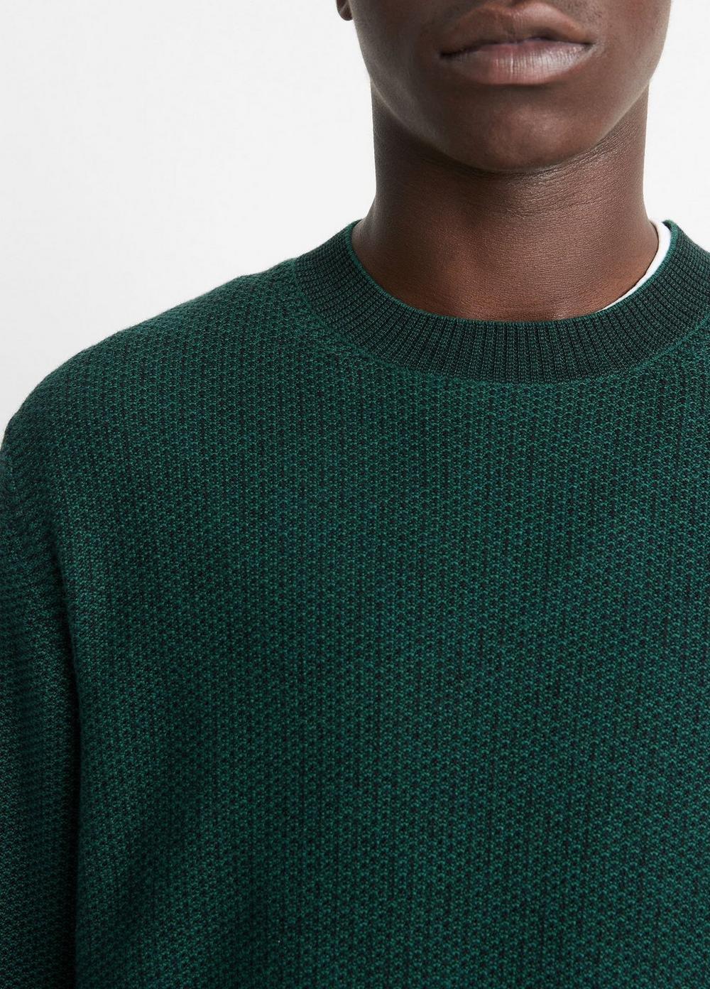 Geo Jacquard Wool-Blend Sweater Product Image