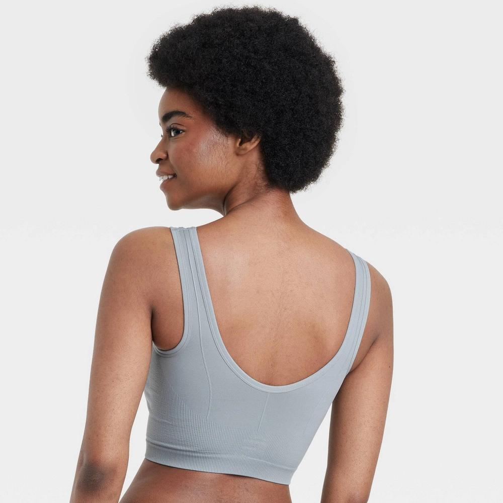 Women's Seamless Brami - Colsie™ Gray XS Product Image