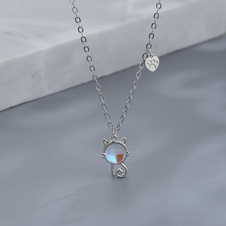 CZ Cat Necklace Product Image