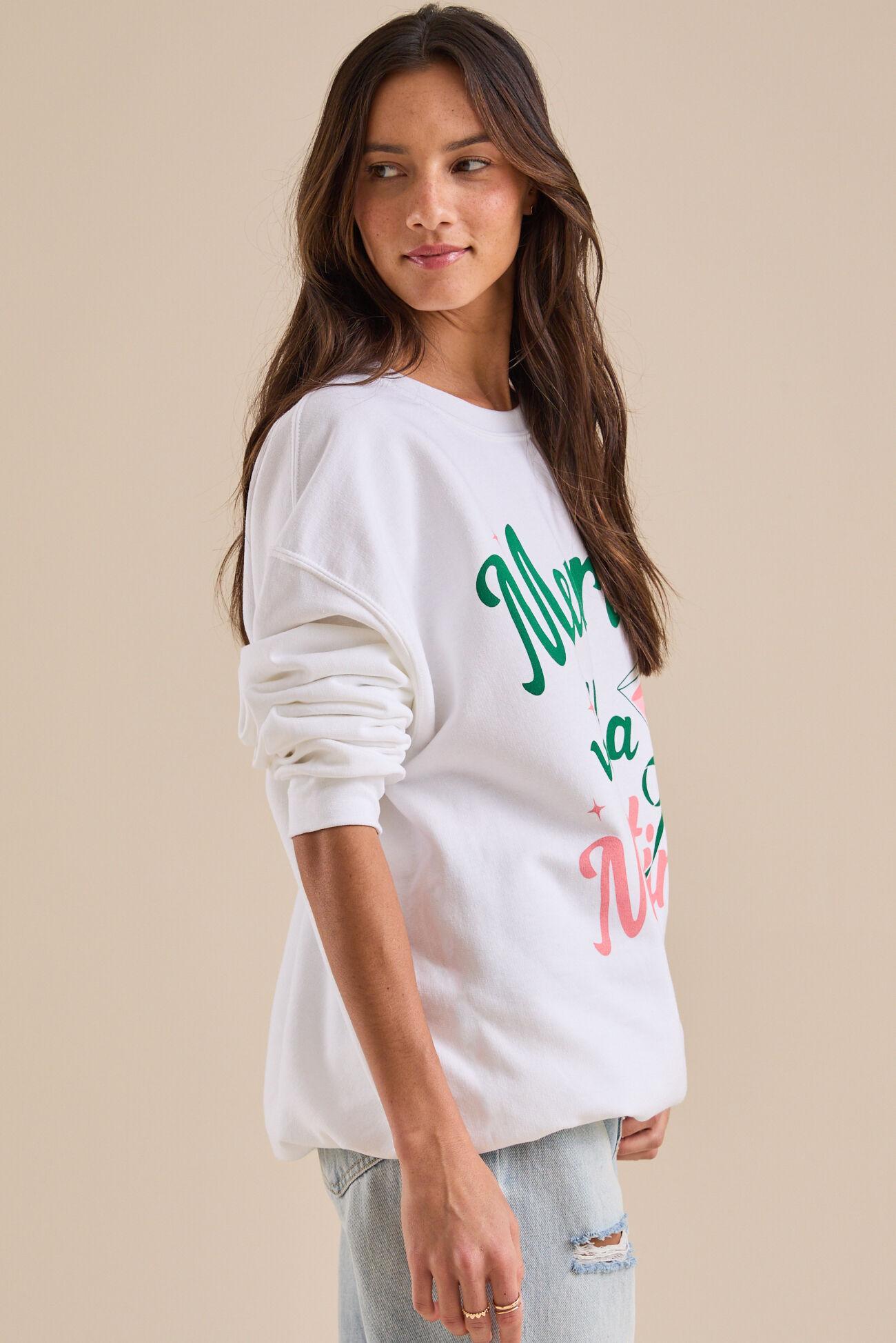 Merrier With A Martini Pullover Product Image