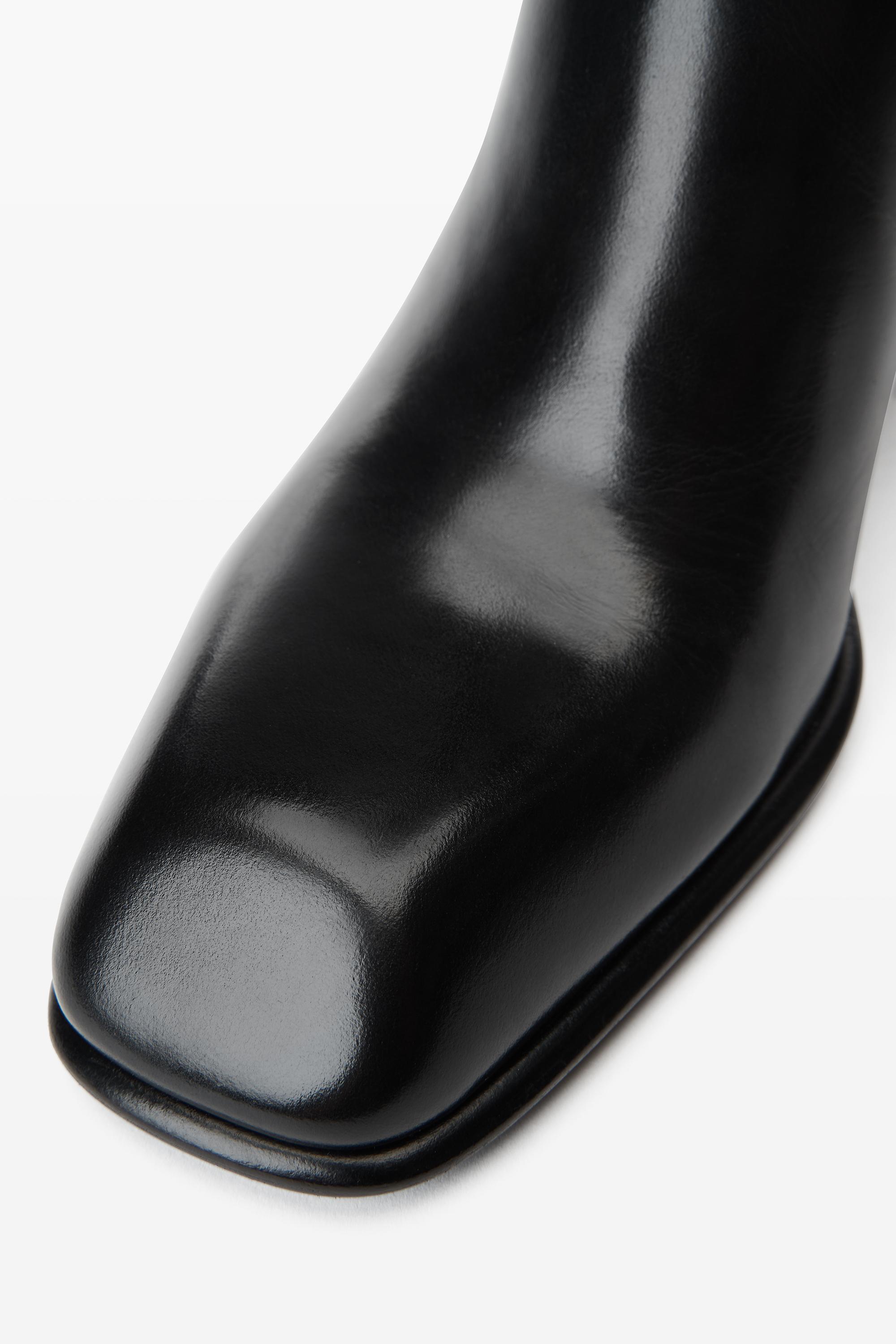 Throttle 95mm Knee-high Boot In Leather Product Image