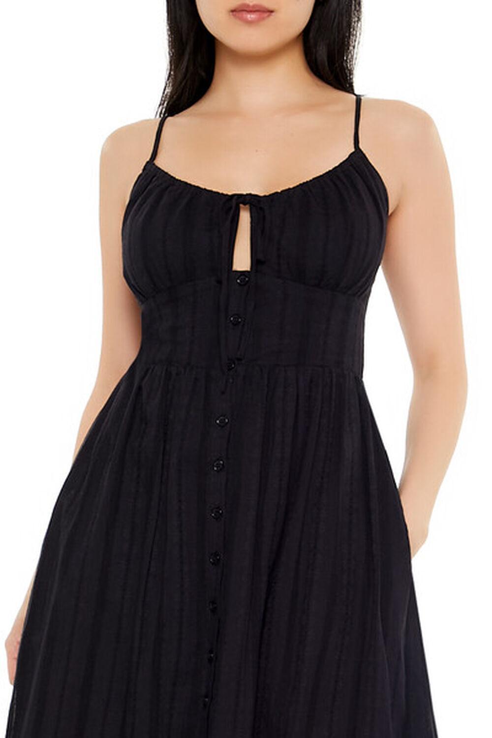 Striped Cutout Bow Midi Dress | Forever 21 Product Image