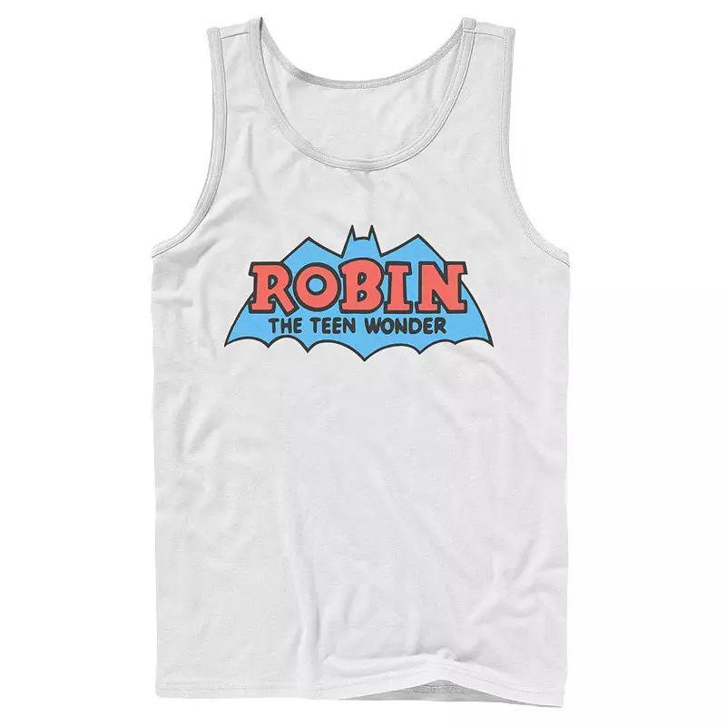 Mens DC Comics Robin The Teen Wonder Classic Logo Tank Top Product Image