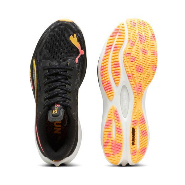 PUMA Velocity NITROâ¢ 3 Women's Running Shoes in Black/Silver/Sun Stream Product Image