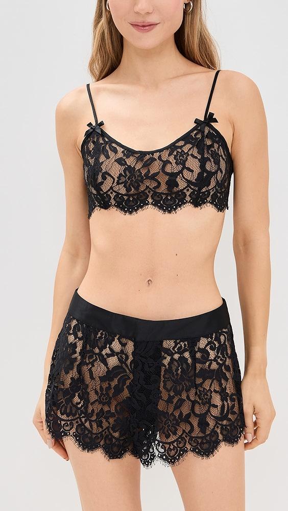 For Love & Lemons Zeta Lace Bralette | Shopbop Product Image