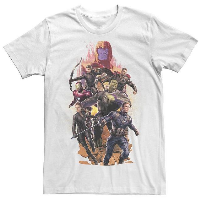 Mens Marvel Avengers Endgame Final Battle Collage Tee Product Image