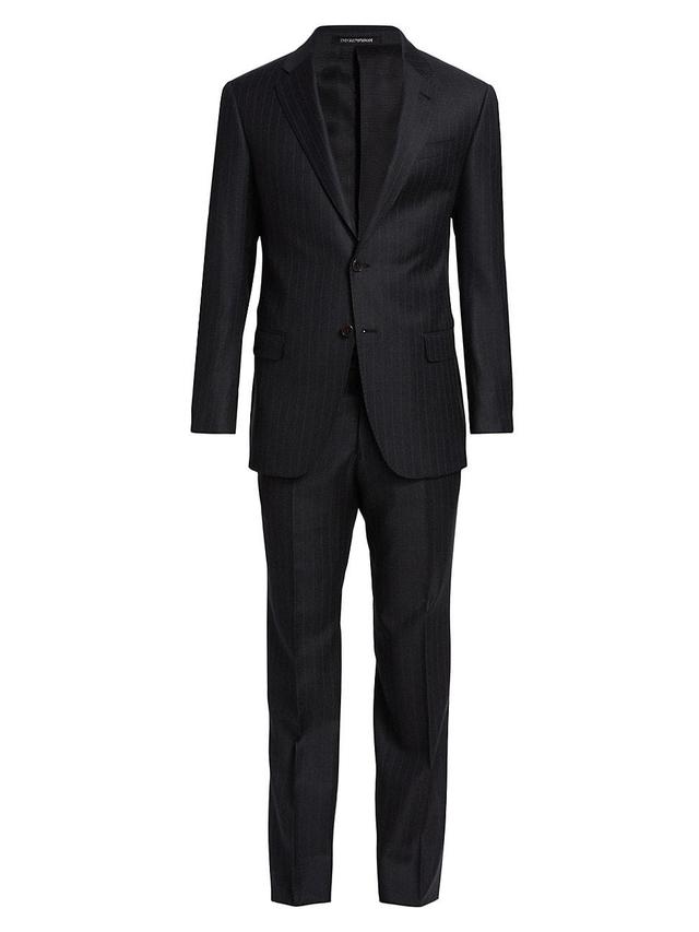 Mens G-Line Wool Pinstripe Suit Product Image