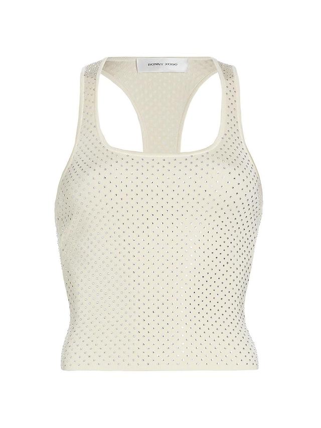 Womens Mikita Embellished Chenille Tank Product Image