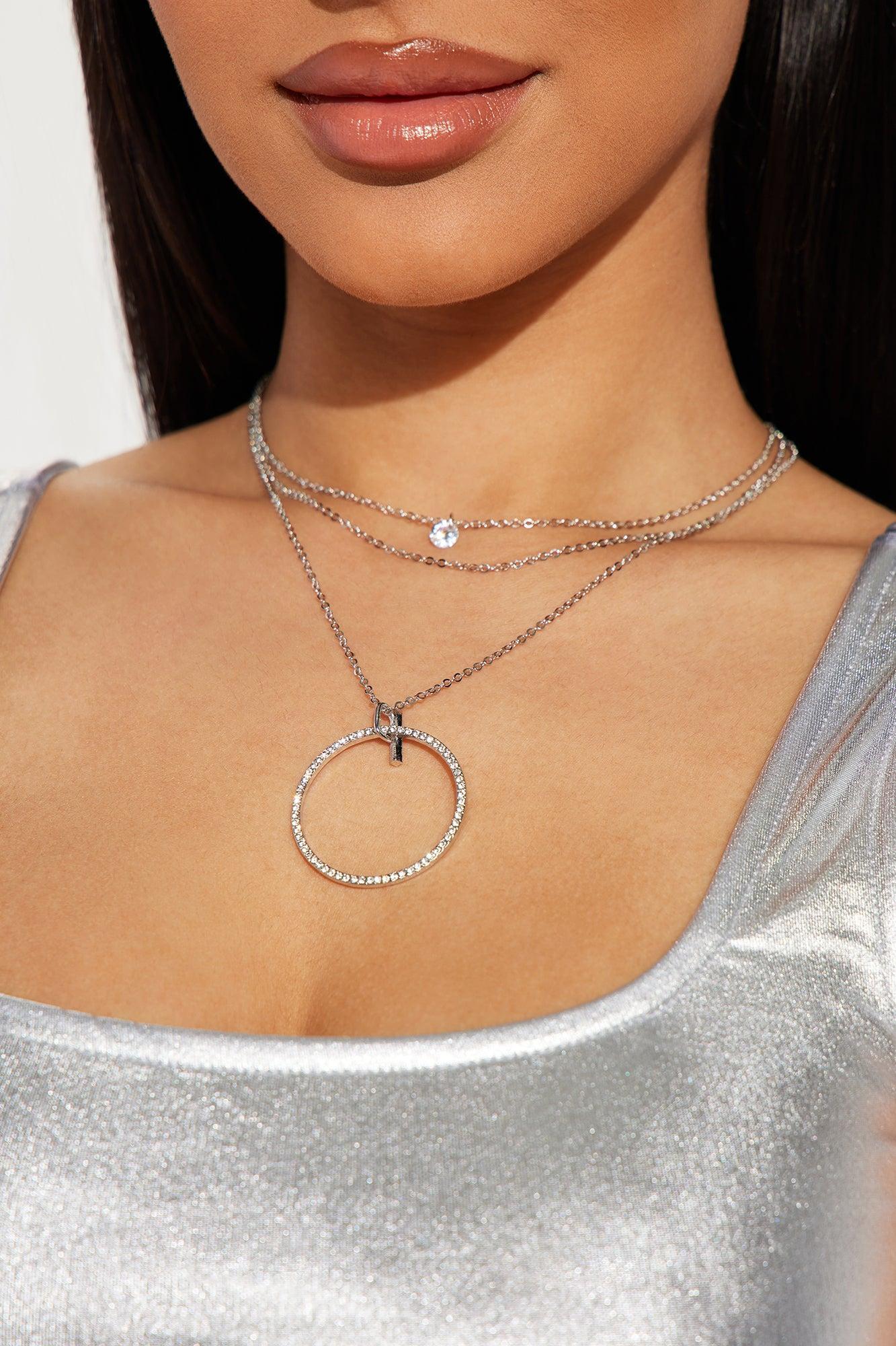 Ring Me Later Necklace - Silver Product Image