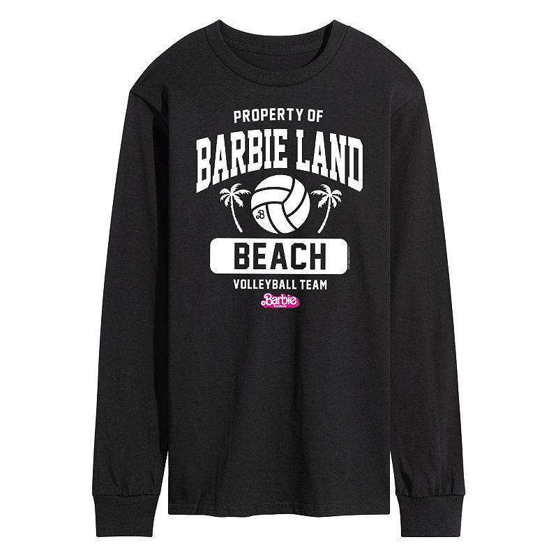 Mens Barbie The Movie Volleyball Graphic Tee Black Product Image