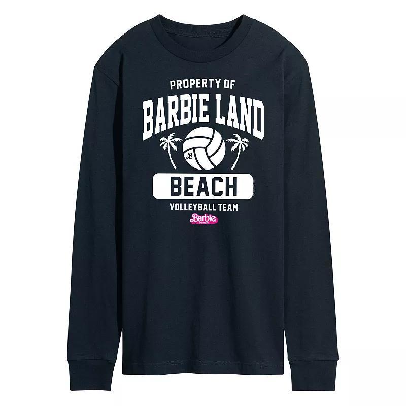 Mens Barbie The Movie Volleyball Graphic Tee Black Product Image