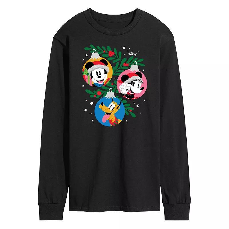 Disneys Mickey Mouse & Friends Mens Long Sleeve Graphic Tee Product Image