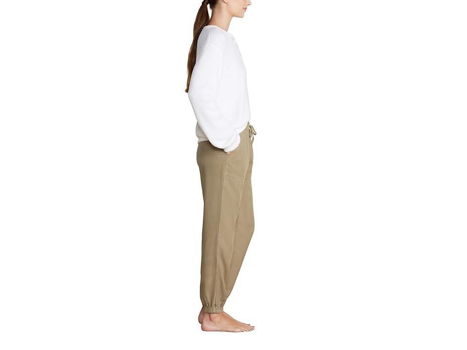 Barefoot Dreams Malibu Collection(r) Linen Blend Joggers (Military) Women's Pajama Product Image