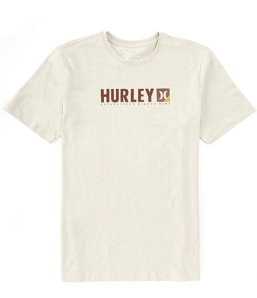 Hurley Everyday H2O-Dri Lined Slub Short Sleeve Graphic Logo T-Shirt Product Image