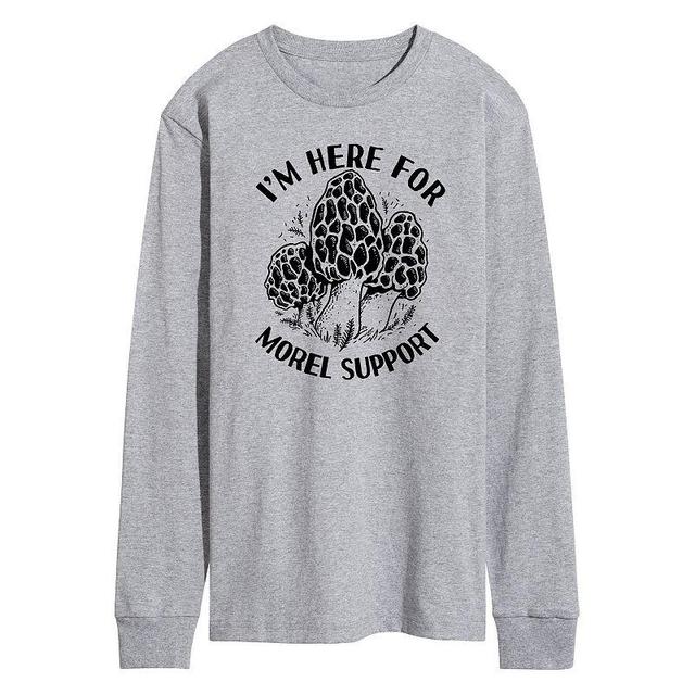 Mens Morel Support Long Sleeve Graphic Tee Product Image