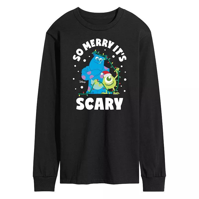 Mens Disney Monsters Inc So Merry Its Scary Long Sleeve Product Image