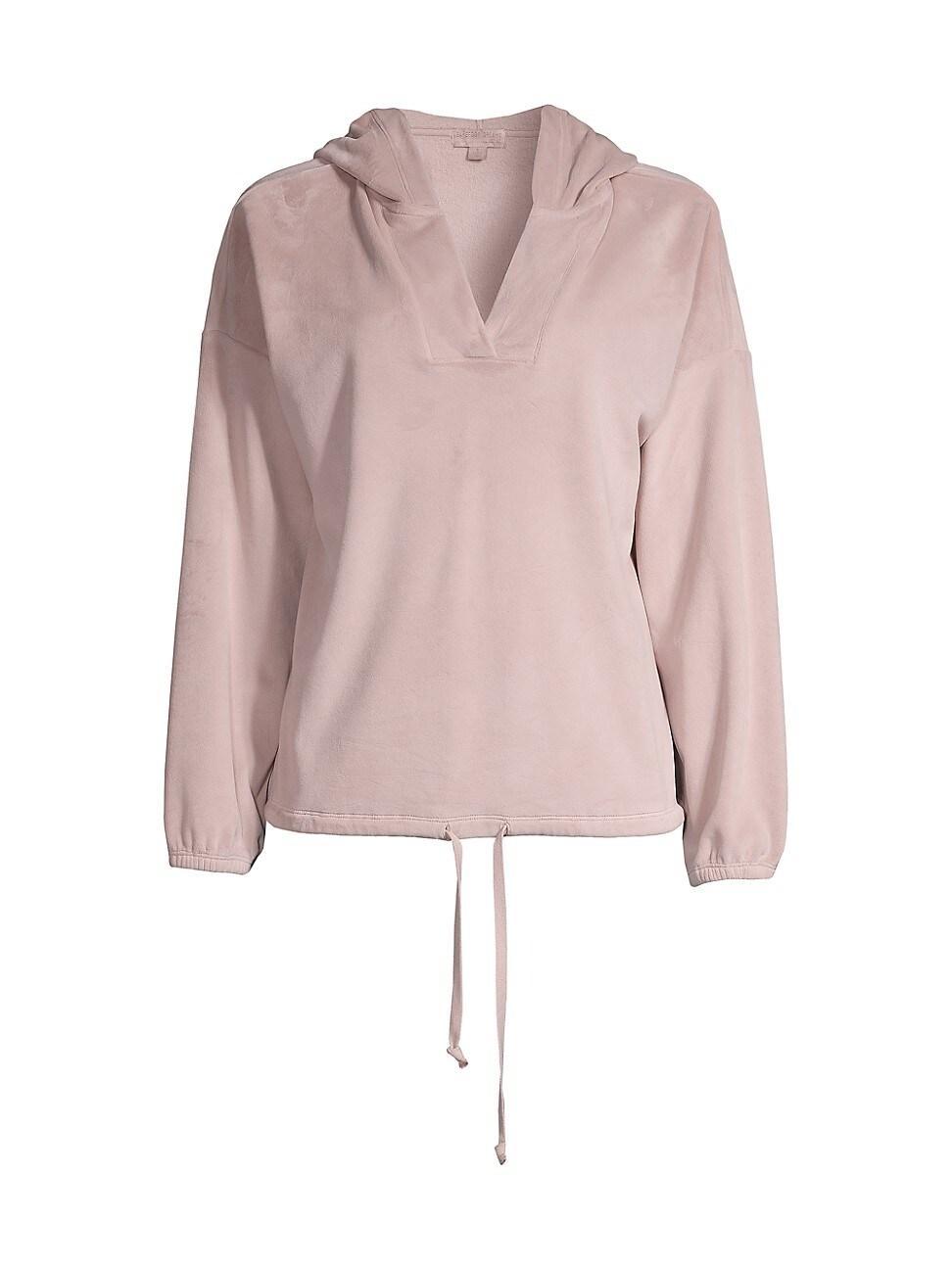 Womens LuxeChic Drawstring Hoodie Product Image