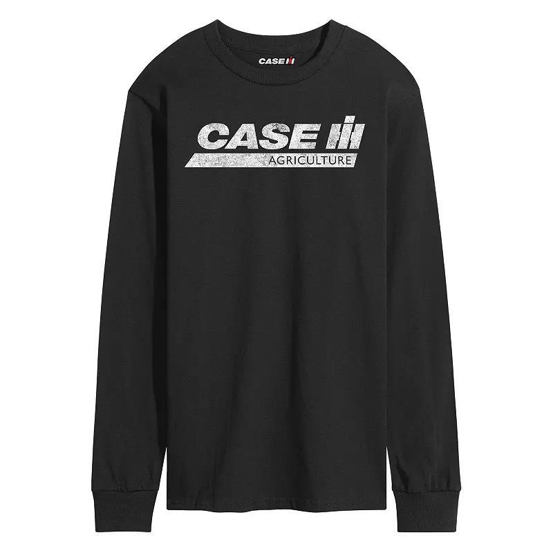 Mens Case IH Logo Distressed Long Sleeve Product Image