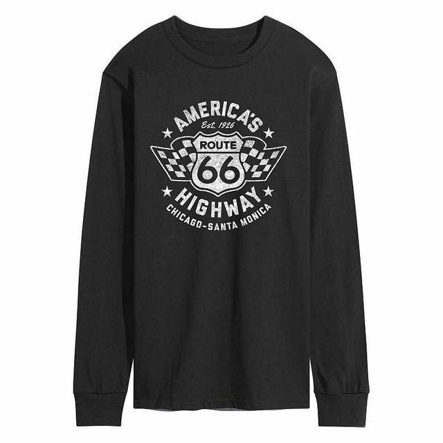 Mens Americas Highway Tee Black Product Image